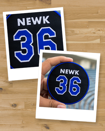 Newk 36 Memoriam Iron On Patch