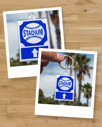 Stadium Ahead Acrylic Keychain