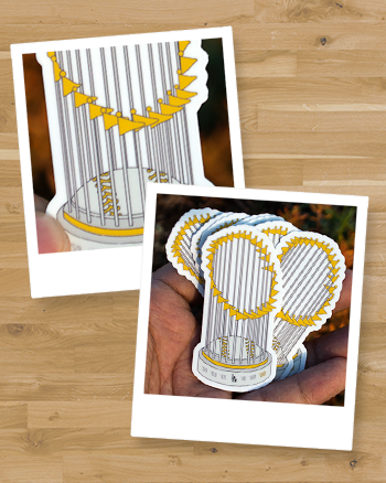 Trophy v.2.0 Vinyl Sticker